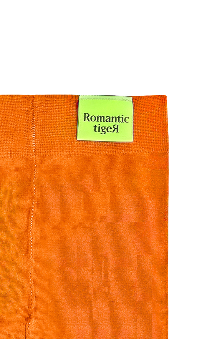 [tights] basic color tights orange